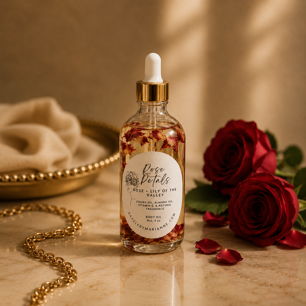 Rose Petals Body Oil